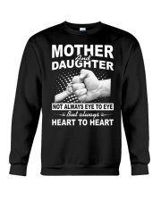 Mother and daughter always heart to heart Crewneck Sweatshirt thumbnail