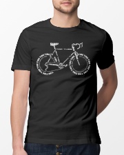Road Bicycle Typo Design Classic T-Shirt lifestyle-mens-crewneck-front-13
