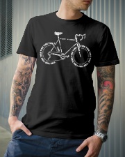 Road Bicycle Typo Design Classic T-Shirt lifestyle-mens-crewneck-front-6