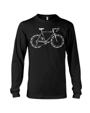 Road Bicycle Typo Design Long Sleeve Tee thumbnail