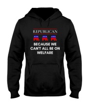 Republican - Because We Can't All Be On Welfare Hooded Sweatshirt thumbnail