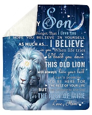 Mon To Son I believe in you Sherpa Fleece Blanket tile