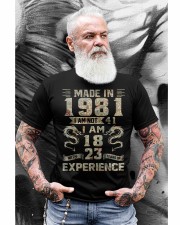 DVC Made in 1981 41 years of being awesome Classic T-Shirt apparel-classic-tshirt-lifestyle-front-264