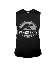 Mens Jurassic Papasaurus Rex Dinosaur Tee For Dad Sleeveless Tee thumbnail