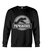 Mens Jurassic Papasaurus Rex Dinosaur Tee For Dad Crewneck Sweatshirt thumbnail