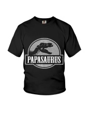 Mens Jurassic Papasaurus Rex Dinosaur Tee For Dad Youth T-Shirt thumbnail