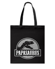 Mens Jurassic Papasaurus Rex Dinosaur Tee For Dad Tote Bag thumbnail