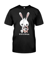Q Anon T-Shirt Rabbit - WWG1WGA Premium Fit Mens Tee thumbnail