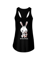 Q Anon T-Shirt Rabbit - WWG1WGA Ladies Flowy Tank thumbnail
