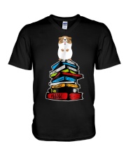 Nerd Guinea Pig T-Shirt V-Neck T-Shirt thumbnail