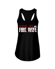 Nurse life and Fire Wife Firefi Ladies Flowy Tank thumbnail