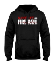 Nurse life and Fire Wife Firefi Hooded Sweatshirt thumbnail