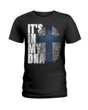 It's In My DNA Finnish Shirt Suomi Finlan Ladies T-Shirt thumbnail