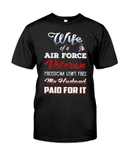 Wife Of A Air Force Veteran T Shirt Premium Fit Mens Tee thumbnail