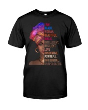 I Am Black Woman Black History Month 2019 T- Classic T-Shirt front