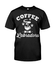 Coffee and Labradors Shirt Lab Lover Owner Premium Fit Mens Tee thumbnail