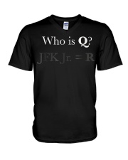 Q ANON Shirt qanon Vincent Fusca JFK jr Foll V-Neck T-Shirt thumbnail