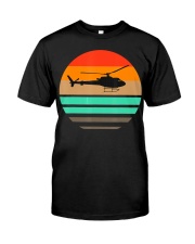 Vintage Helicopter Pilot T Shirt - Pilot and Premium Fit Mens Tee thumbnail