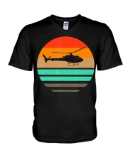 Vintage Helicopter Pilot T Shirt - Pilot and V-Neck T-Shirt thumbnail