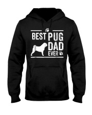 Mens Pug Dad T-Shirt Best Do Hooded Sweatshirt thumbnail