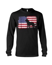 american flag labrador shirt usa flag Long Sleeve Tee thumbnail