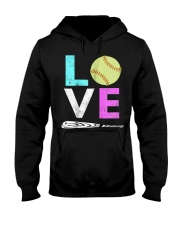 Girls Love Softball Best Fun Birthday Gift TShirt Hooded Sweatshirt thumbnail