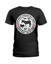 How Many Donkeys Do I Need Premium TShirt Ladies T-Shirt thumbnail