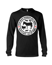 How Many Donkeys Do I Need Premium TShirt Long Sleeve Tee thumbnail