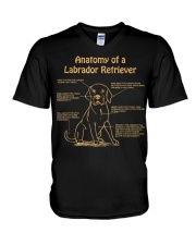 Anatomy of a Labrador Retriever Lab Owner V-Neck T-Shirt thumbnail