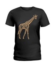 Giraffe T shirt giraffe drawing shirt Ladies T-Shirt thumbnail