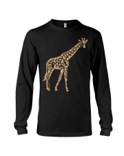Giraffe T shirt giraffe drawing shirt Long Sleeve Tee thumbnail