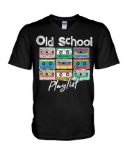 Cassette Tape Music 80s Old School P V-Neck T-Shirt thumbnail