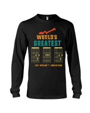 Retro Worlds Greatest Dad Shirt Funny Gui Long Sleeve Tee thumbnail