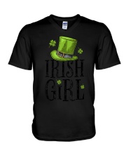 Irish Girl T shirt St Patricks Day Irish W V-Neck T-Shirt thumbnail