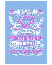 July Girl With Daisies 11x17 Poster front
