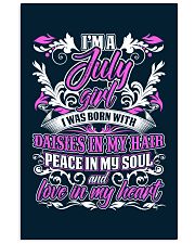 July Girl With Daisies 16x24 Poster front