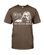 I Am The Devil And Here To Do Devil's Work Classic T-Shirt tile