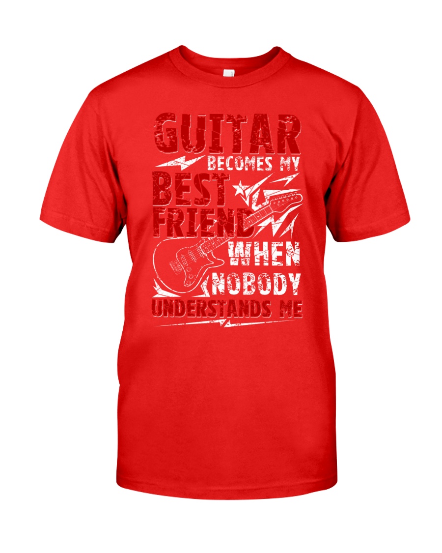 Guitar Become My Best Friend Classic T-Shirt