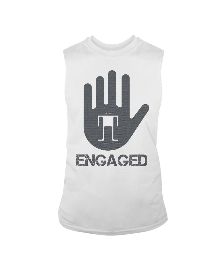 Stop I am Engaged Sleeveless Tee