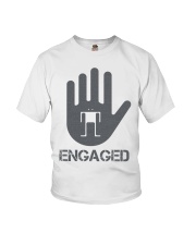 Stop I am Engaged Youth T-Shirt front