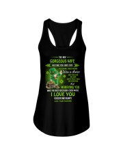 TO MY GORGEOUS IRISH WIFE I LOVE YOU Ladies Flowy Tank thumbnail