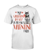 Valentine Siberian Husky Premium Fit Mens Tee tile