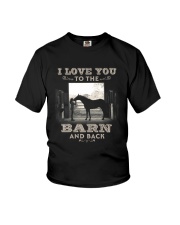 I love you to the barn and back Youth T-Shirt tile