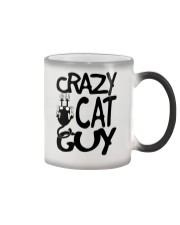 Crazy Cat Guy Color Changing Mug tile
