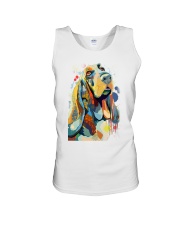 bassethound Unisex Tank tile