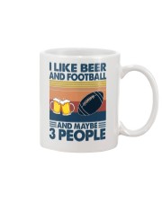 american football beer 3 people Mug tile