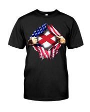 usa flag alabama heart Classic T-Shirt front