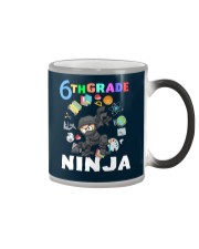 6TH Grade Ninja school Color Changing Mug tile