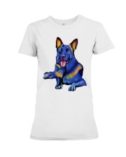 german shepherd Premium Fit Ladies Tee tile