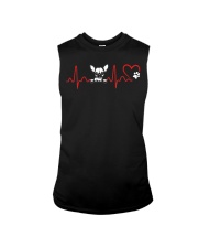 Heart beat dog Sleeveless Tee tile